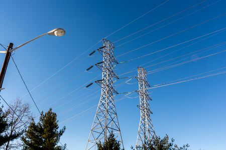 Electric power line  always look solid.