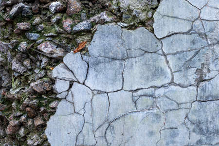 Abstract colorful cement texture and background with cracks