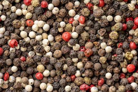 There are types of peas black white red. background texture. High quality photo.