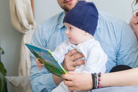 Close-up portrait sweet adorable child. Indoors shot, concept imageの写真素材