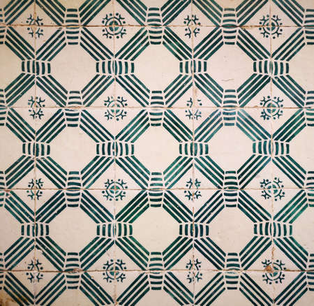 Background and Pattern : Seamless patchwork tile. Vintage portuguese and spanish ceramic tilework...