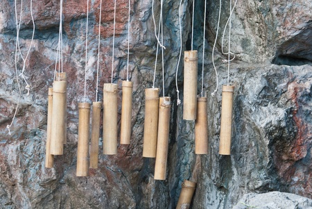 Tradition bamboo animal toy from Thailandの写真素材