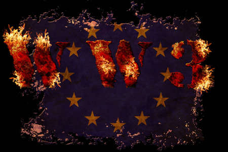 World war 3 nuclear background, a sensitive world issue, useful for various icon, banner, background, global economy conceptual design.の写真素材