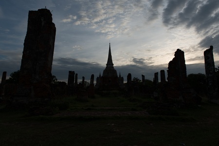 The ancient city of Thailand with ancient architecture styleの写真素材