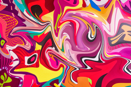 Abstract colourful background with many colours for abstract wall paper design communication idea confusion mystery powerful surreal feeling conceptsの写真素材