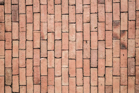 Old orange brick textureの写真素材