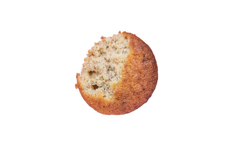 bitten banana cupcakeの写真素材