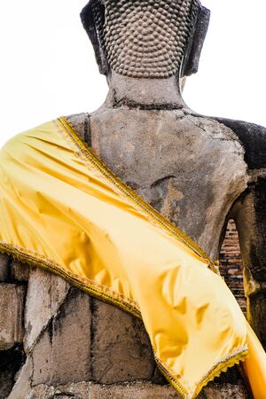 Back of Buddha statueの写真素材