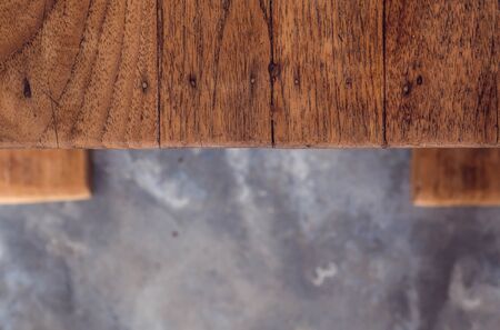 wooden texture with blur concreteの写真素材