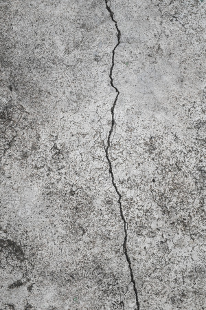 cracked line on concrete textureの写真素材