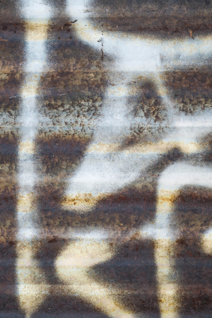 Rusty zinc textureの写真素材