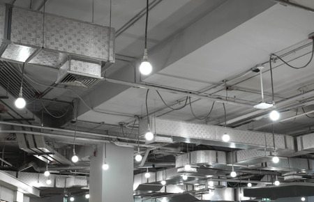 ventilation system in modern buildingの写真素材