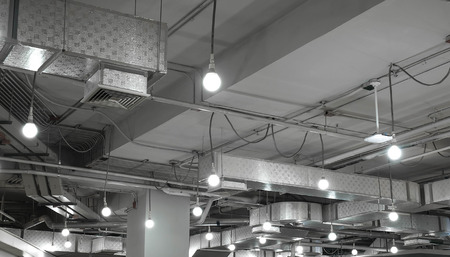 ventilation system in modern buildingの写真素材