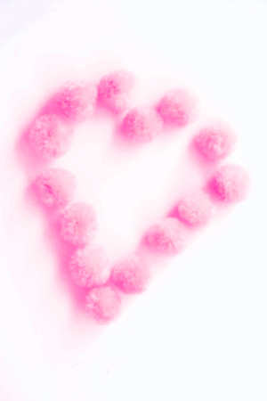 blurred soft abstract heartの写真素材