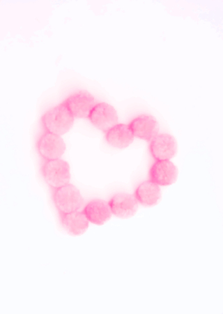 blurred soft abstract heartの写真素材