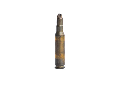 old machine gun bullet