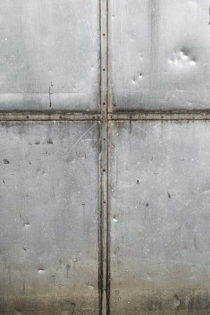 Old metal sheet textureの写真素材