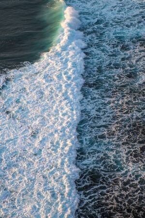 Wave pattern, aerial view