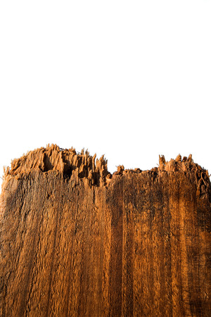 Break wood, isolated on white backgroundの写真素材