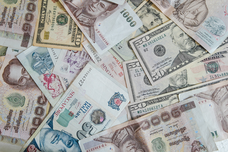Cash backgroundの写真素材