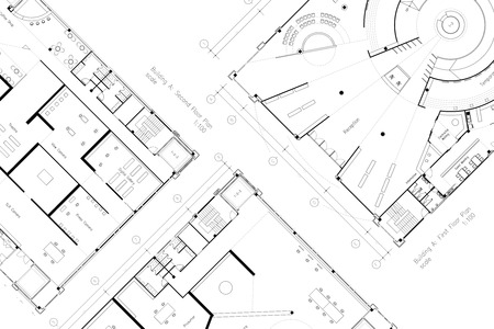 Abstract architecture floor plan