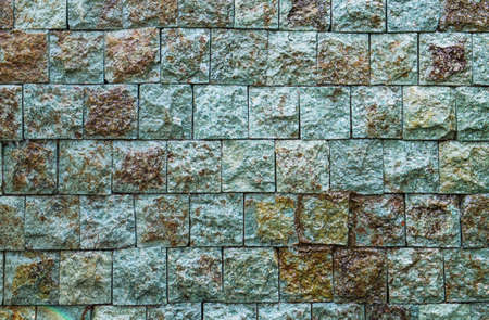 Square blocks stone texture backgroundの写真素材