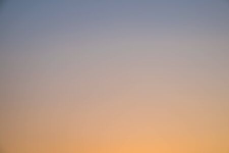 Clear sky in sunset