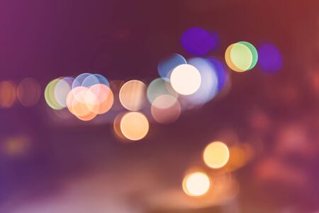 Colorful Bokeh defocus backgroundの写真素材