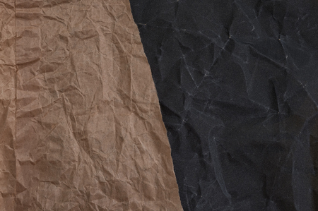 Crumpled brown and black sandpaper texture. crumpled texture.paper textureの写真素材