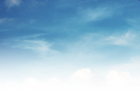 Beautiful blue sky and white clouds
