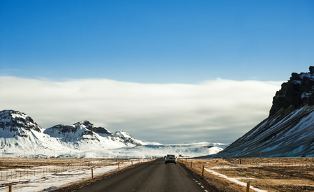 Landscaped, Country Road Highwayの写真素材