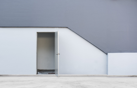 Building exterior with door openedの写真素材