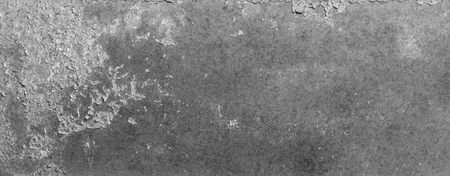 Old peeling painted metal texture, panoramic metal texture backgroundの写真素材