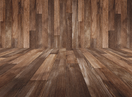 Wood texture background, wood panels wall and floor for backgroundsの写真素材
