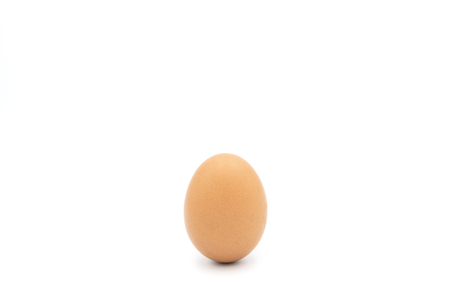 Egg, isolated on white backgroundの写真素材