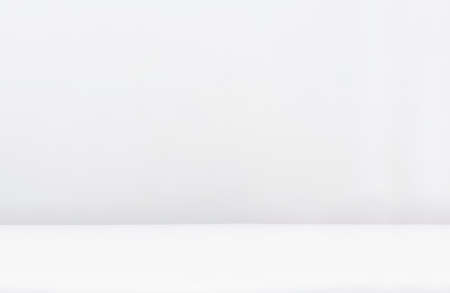 Abstract white background, wall and floorの写真素材