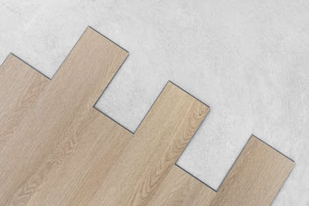 Wooden flooring installation and renovation, with base cement floor
