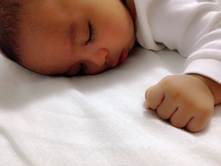 Thai baby sleepingの素材