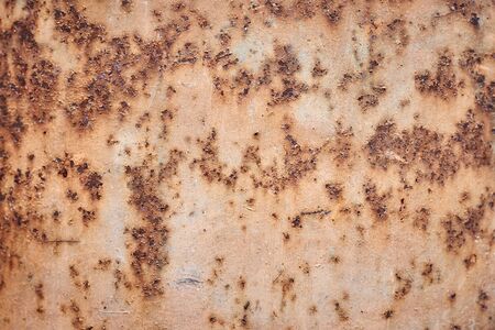 Old metal rusty texture.  Brown abstract grunge iron background