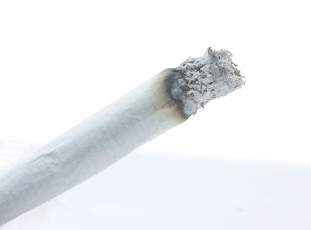 The tip of a cigarette.の写真素材
