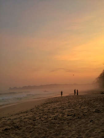 Sendiki Beach on Sunsetのeditorial素材