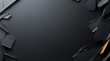 High-quality black background with a soft vignette around the edges, offering a professional and sleek look for photography.の素材