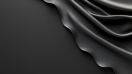Solid black background with a rich, deep tone, perfect for creating contrast in product photography or branding materials.の素材