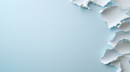 Rough light blue paper texture with subtle imperfections, offering a tactile and handcrafted look.の素材