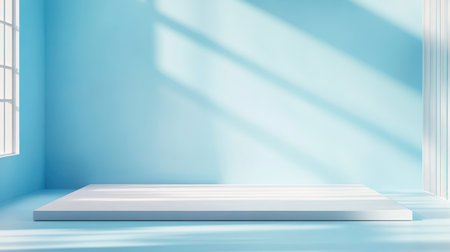 imple light blue background, muted and minimalist, perfect for professional use.の素材