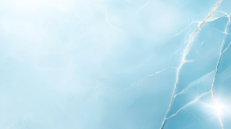 Light blue marble background with smooth, flowing veins, creating a stylish and refined visual element.の素材