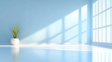 Pure light blue color background, creating a bright and serene atmosphere for design projects that need simplicity.の素材