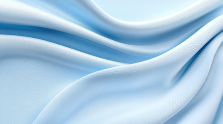 Textured light blue fabric background with fine fibers, perfect for adding a tactile, organic element to your designs.の素材