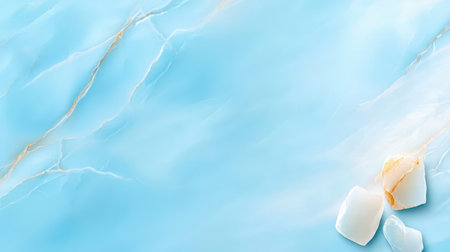 Smooth light blue marble texture with fine veining, perfect for sophisticated and modern design projects.の素材