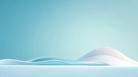 Minimalist soft light blue background with a smooth, calming tone, perfect for professional design projects.の素材